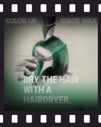 COLOR WAX - Instructions: long hair - 4