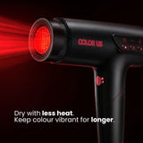 Infrared Hair Dryer for coloured hair